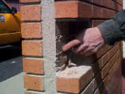 First attempt at dismantling 1960's brick @ Pacific Palisades